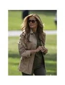 Melania Trump Texas Beige Cotton Jacket