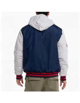 Melbourne Demons Hooded Patchwork Jacket – Streetwear Varsity