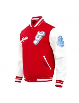 Memphis Grizzlies 2024/25 City Edition Chenille Red Varsity Jacket
