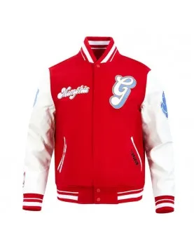 Memphis Grizzlies 2024/25 City Edition Chenille Red Varsity Jacket