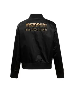 Memphis Grizzlies Holiday Glam Black Satin Jacket