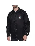  Miami Dolphins Retro Logo Coaches Jacket