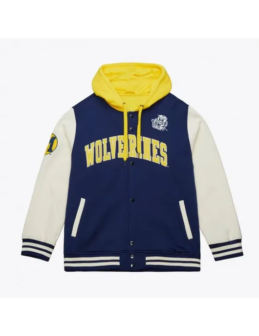 Michigan Wolverines Sideline Varsity Fleece Jacket Michigan Wolverines Sideline Varsity Fleece Jacket