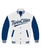 Minnesota Twins Navy and Red Varsity Jacket Minnesota Twins Navy and Red Varsity Jacket