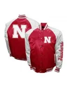 Nebraska Huskers The Game Scarlet Satin Jacket Nebraska Huskers The Game Scarlet Satin Jacket