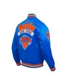 New York Knicks Best of Classic Rib Satin Jacket New York Knicks Best of Classic Rib Satin Jacket