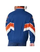 New York Knicks Captain Royal Varsity Satin Jacket