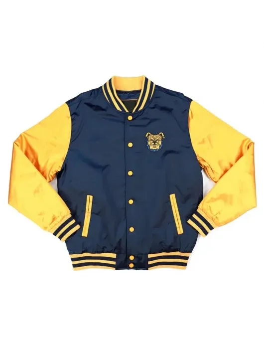 North Carolina A&T Navy and Gold Baseball Jacket