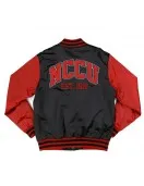 North Carolina Central Black and Red Baseball Jacket