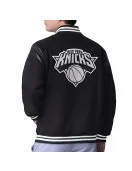NY Knicks Clutch Hitter Black Varsity Jacket NY Knicks Clutch Hitter Black Varsity Jacket