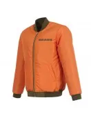 Olive/Orange Chicago Bears Full-Zip Reversible Bomber Jacket