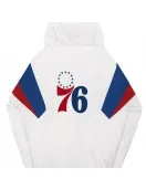 Philadelphia 76ers Breakaway White Jacket Philadelphia 76ers Breakaway White Jacket