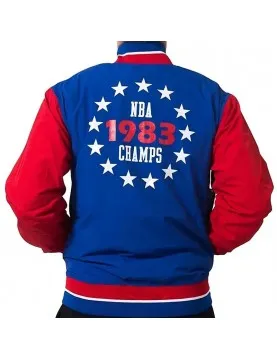 Philadelphia 76ers Warm Up Team History Jacket