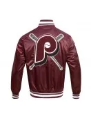 Philadelphia Phillies Retro Mashup Classic Rib Satin Jacket