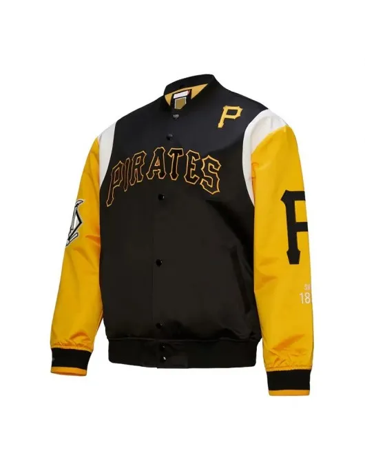 Pittsburgh Pirates Cooperstown Team Origins Satin Jacket Pittsburgh Pirates Cooperstown Team Origins Satin Jacket