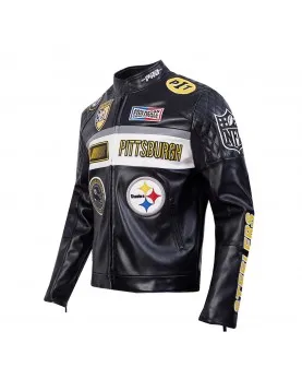 Pittsburgh Steelers Men's Moto Jacket