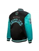 Primetime Memphis Grizzlies Black and Aqua Jacket