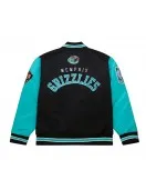 Primetime Memphis Grizzlies Black and Aqua Jacket