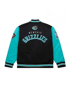 Primetime Memphis Grizzlies Black and Aqua Jacket