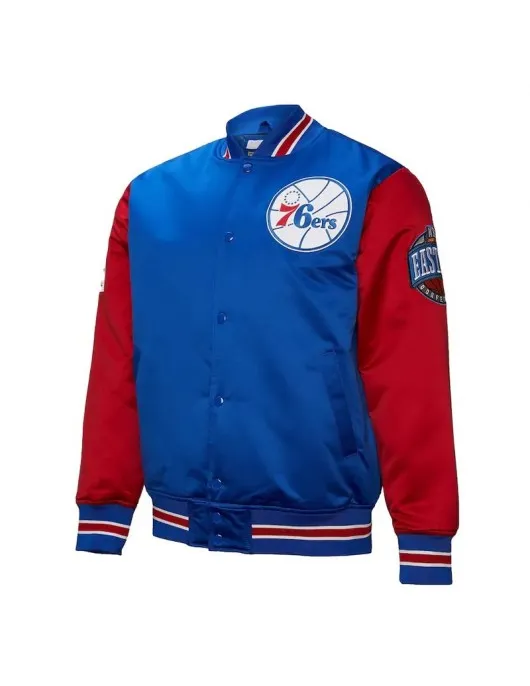 Primetime Philadelphia 76ers Royal and Red Jacket Primetime Philadelphia 76ers Royal and Red Jacket