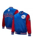 Primetime Philadelphia 76ers Royal and Red Jacket Primetime Philadelphia 76ers Royal and Red Jacket