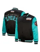 Primetime San Antonio Spurs Black and Aqua Jacket