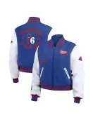 Royal/White Philadelphia 76ers Varsity Full-Zip Jacket