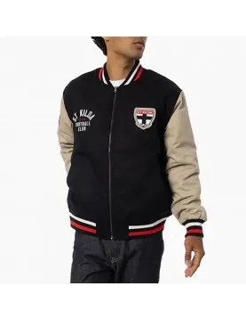 Saints Lock-Up Cotton Varsity – St Kilda AFL Team Jacket