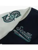 Seattle Mariners Script Tail Varsity Jacket Seattle Mariners Script Tail Varsity Jacket