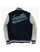 Seattle Mariners Script Tail Varsity Jacket Seattle Mariners Script Tail Varsity Jacket