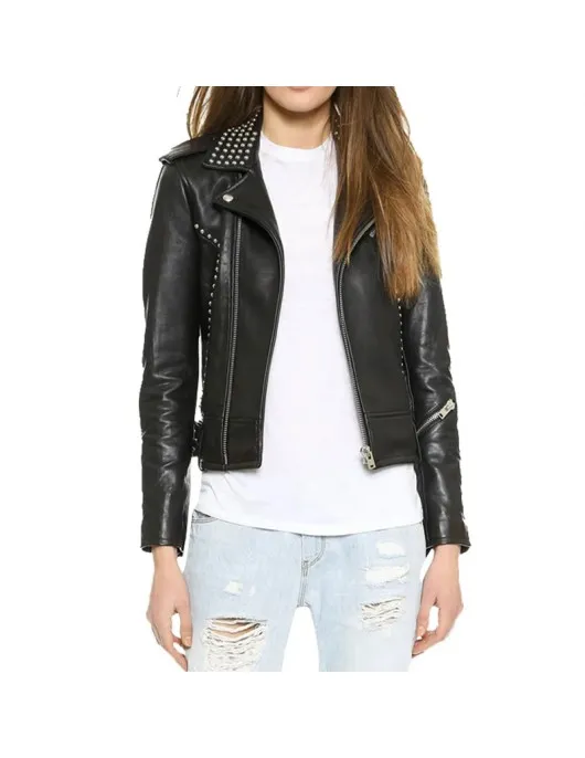 Shannon Beador RHOC Studded Leather Jacket