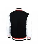 St Kilda Saints Varsity Jacket – Black & White Lifestyle City