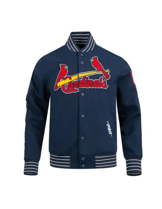 St. Louis Cardinals Game Day Navy Jacket with Current Logo