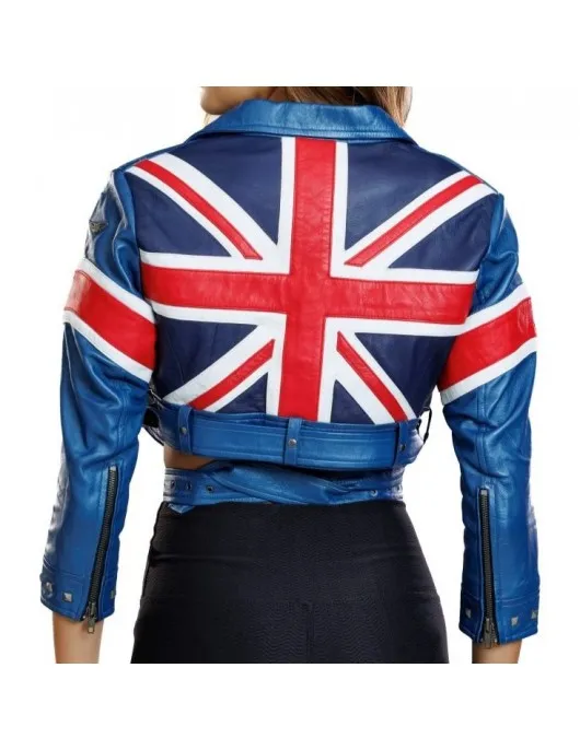 Street Fighter 6 Cammy Cropped Leather Jacket