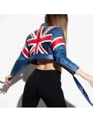 Street Fighter 6 Cammy Cropped Leather Jacket