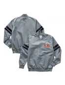 Super Bowl LIX Gray Varsity Satin Jacket Super Bowl LIX Gray Varsity Satin Jacket