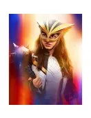 Superman Hawkgirl 2025 Cropped Leather jacket