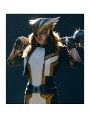 Superman Hawkgirl 2025 Cropped Leather jacket