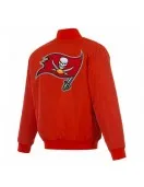 Tampa Bay Buccaneers Red/Black Full-Zip Reversible Flight Jacket