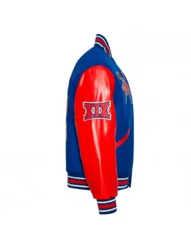 Tennessee State University Blue Red Varsity Jacket 