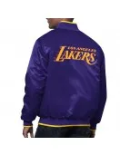 The Ambassador Los Angeles Lakers Varsity Satin Jacket