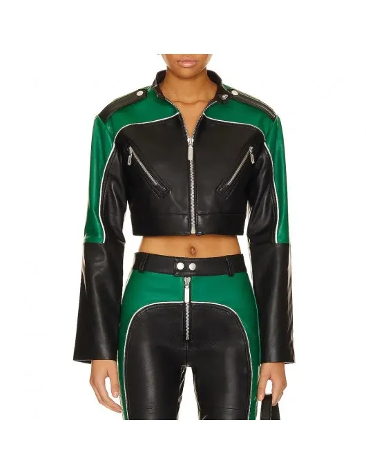 The Bold and the Beautiful Lisa Yamada Cropped Leather Jacket The Bold and the Beautiful Lisa Yamada Cropped Leather Jacket