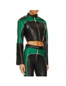 The Bold and the Beautiful Lisa Yamada Cropped Leather Jacket The Bold and the Beautiful Lisa Yamada Cropped Leather Jacket