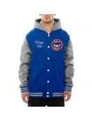 Throwback Prep Royal Chicago Cubs Hoodie Jacket