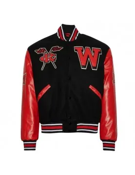 Varsity Winston-Salem State University Black and Red Jacket
