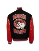 Varsity Winston-Salem State University Black and Red Jacket