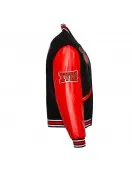 Varsity Winston-Salem State University Black and Red Jacket