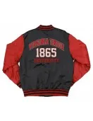 Virginia Union Black and Red Baseball Jacket