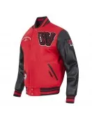 Winston-Salem State Rams HBCU Red and Black Varsity Jacket