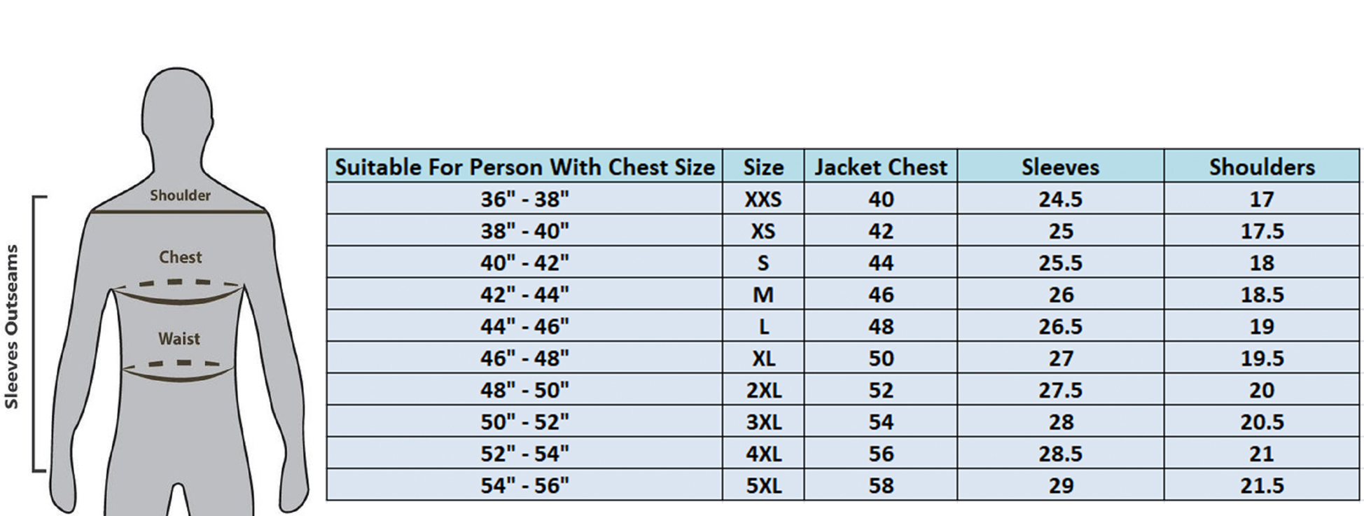 Size Chart Guide